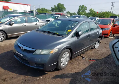 2009 Honda Civic Vp from USA, damaged, VIN 2HGFA15369H344538